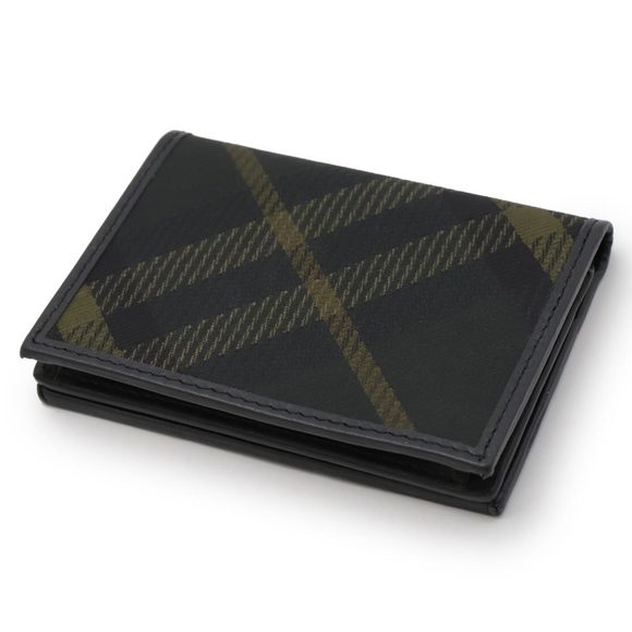 Burberry Case Case Flint Jacquard Shadow Green Black MS WWW - Picture 5 of 5